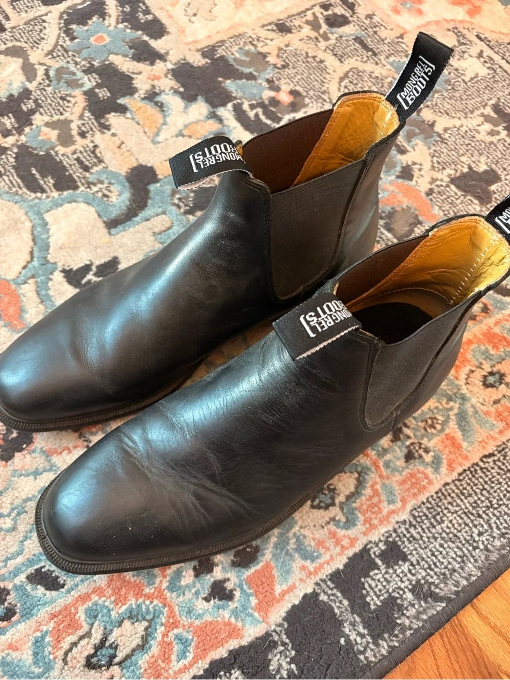Blundstone Style Black Chelsea Boots for Men (Mongrel Australian Made Brand)